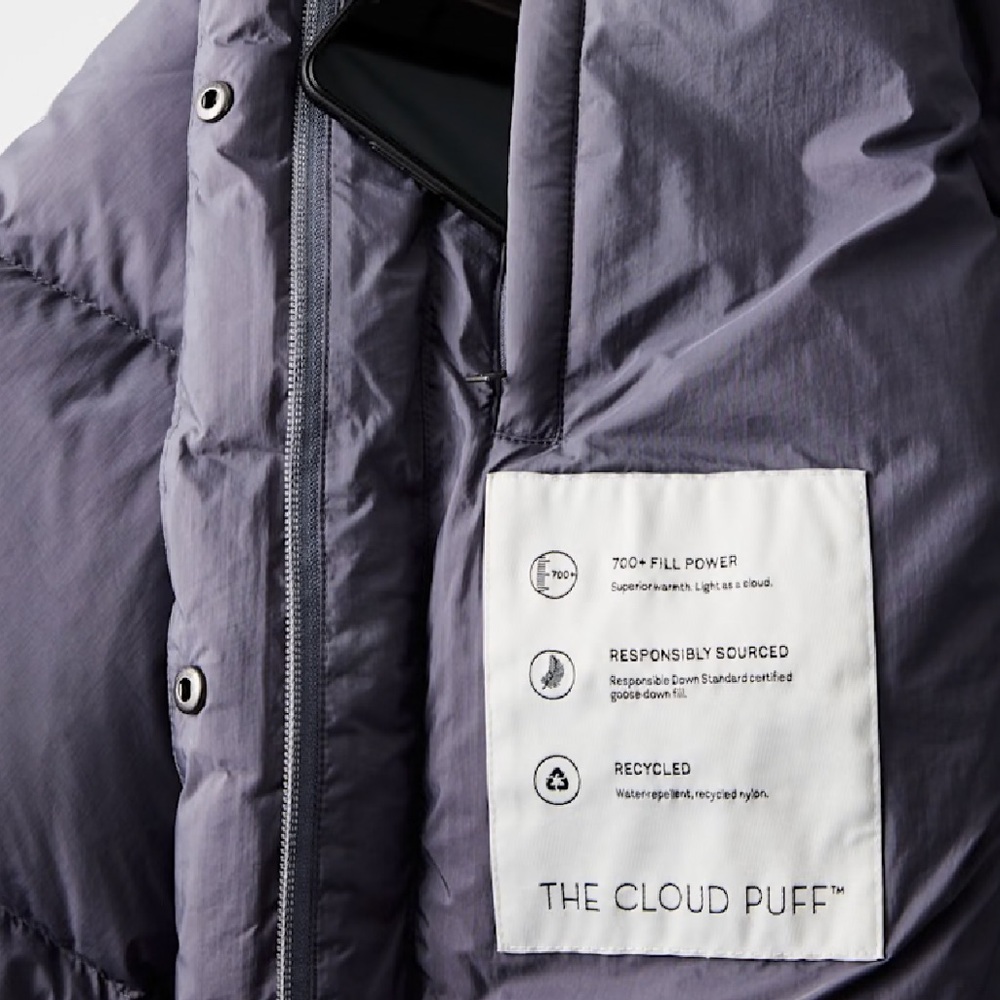Aritzia Wilfred The Cloud Puff Size Small grey/purple or grape mist ⭐️⭐️⭐️⭐️ - Picture 10 of 17